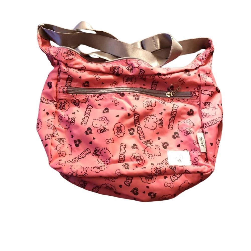 Hello Kitty Santio vinyl pink crossbody bag